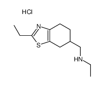 Ethyl-2 (N-ethylaminomethyl)-6 tetrahydro-4,5,6,7-benzo(d)thiazole chl orhydrate [French]结构式