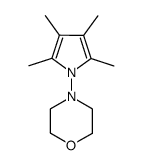 4-(2,3,4,5-tetramethyl-1H-pyrrol-1-yl)morpholine Structure