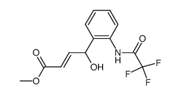 methyl (E)-4-hydroxy-4-(2-(2,2,2-trifluoroacetamido)phenyl)but-2-enoate Structure