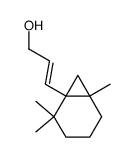 (E)-3-(2,2,6-trimethylbicyclo[4.1.0]heptan-1-yl)prop-2-en-1-ol结构式
