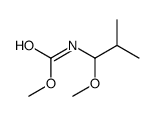 methyl N-(1-methoxy-2-methylpropyl)carbamate结构式