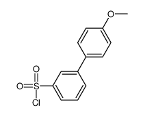 3-(4-methoxyphenyl)benzenesulfonyl chloride结构式