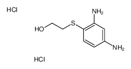 2-[(2,4-diaminophenyl)thio]ethanol dihydrochloride structure