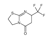 5-Oxo-7-trifluoromethyl-2,3,6,7-tetrahydro-5H-thiazolo(3,2-a)pyrimidin e Structure