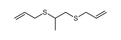 5-methyl-4,7-dithiadeca-1,9-diene Structure
