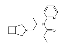 N-[2-(3-Aza-bicyclo[3.2.0]hept-3-yl)-1-methyl-ethyl]-N-pyridin-2-yl-propionamide结构式