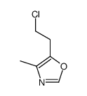 5-(2-chloroethyl)-4-methyl-1,3-oxazole Structure