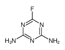 1,3,5-Triazine-2,4-diamine, 6-fluoro Structure