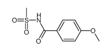 4-methoxy-N-methylsulfonylbenzamide Structure