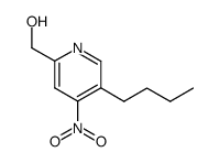 5-n-Butyl-4-nitro-2-hydroxymethylpyridin结构式