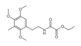 ethyl N-[2-(3-methyl-2,4,5-trimethoxyphenyl)ethyl]oxamate Structure