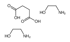succinic acid, compound with 2-aminoethanol (1:2)结构式