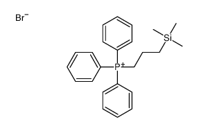 triphenyl(3-trimethylsilylpropyl)phosphanium,bromide Structure