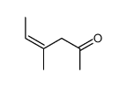 4-Hexen-2-one, 4-methyl-, (4Z)- (9CI) structure