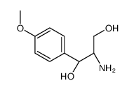 (1R,2R)-2-amino-1-(4-methoxyphenyl)propane-1,3-diol结构式