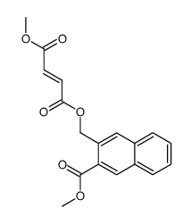 1-((3-(methoxycarbonyl)naphthalen-2-yl)methyl) 4-methyl but-2-enedioate Structure
