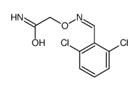 2-[(2,6-dichlorophenyl)methylideneamino]oxyacetamide Structure