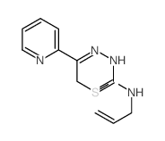 3-prop-2-enyl-1-(1-pyridin-2-ylbutylideneamino)thiourea结构式