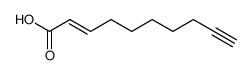 trans-Nonen-8-in-carbonsaeure Structure