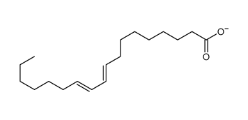 (9Z,11E)-octadeca-9,11-dienoate Structure
