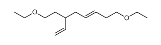 8-ethoxy-3-(2-ethoxy-ethyl)-octa-1,5-diene结构式