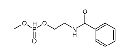 Phosphorigsaeure-2-(benzoylamino)ethylester-methylester结构式