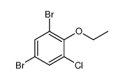 1,5-Dibromo-3-chloro-2-ethoxybenzene结构式