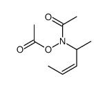 [acetyl(pent-3-en-2-yl)amino] acetate Structure