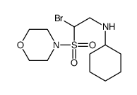 N-(2-bromo-2-morpholin-4-ylsulfonylethyl)cyclohexanamine结构式