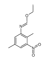 ethyl 2,5-dimethyl-3-nitrophenylimidoformate结构式
