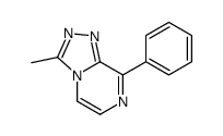 3-methyl-8-phenyl-[1,2,4]triazolo[4,3-a]pyrazine结构式