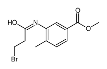 methyl 3-(3-bromopropanoylamino)-4-methylbenzoate Structure