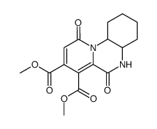 dimethyl decahydro-6,10-dioxo-10H-pyrido<1,2-a>quinoxaline-7,8-dicarboxylate Structure
