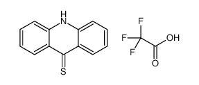 10H-acridine-9-thione,2,2,2-trifluoroacetic acid结构式