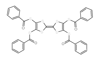 2,3,6,7-Tetrakis(benzoylthio)tetrathiafulvalene Structure