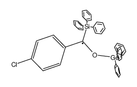 4-Cl-PhC(OGePh3)SiPh3结构式