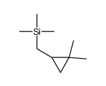(2,2-dimethylcyclopropyl)methyl-trimethylsilane结构式