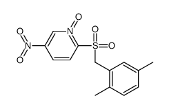 2-[(2,5-dimethylphenyl)methylsulfonyl]-5-nitro-1-oxidopyridin-1-ium Structure