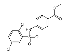 methyl 4-[(2,5-dichlorophenyl)sulfonylamino]benzoate Structure