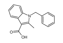1-benzyl-2-methylindole-3-carboxylic acid结构式