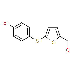 5-[(4-BROMOPHENYL)SULFANYL]-2-THIOPHENECARBALDEHYDE Structure