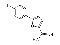 5-(4-fluorophenyl)furan-2-carboximidamide结构式