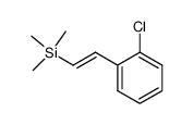 [(E)-2-(2-Chloro-phenyl)-vinyl]-trimethyl-silane结构式