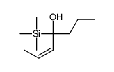 4-trimethylsilylhept-2-en-4-ol Structure