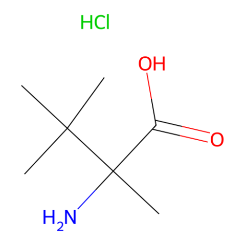 Isovaline, 3,3-dimethyl-, hydrochloride Structure