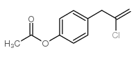 3-(4-ACETOXYPHENYL)-2-CHLORO-1-PROPENE结构式