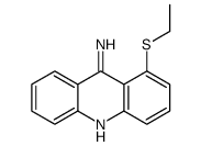 1-ethylsulfanylacridin-9-amine结构式