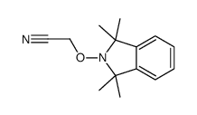 2-(1,1,3,3-tetramethylisoindol-2-yl)oxyacetonitrile Structure
