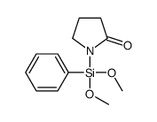 1-[dimethoxy(phenyl)silyl]pyrrolidin-2-one Structure