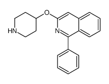 1-phenyl-3-piperidin-4-yloxyisoquinoline Structure